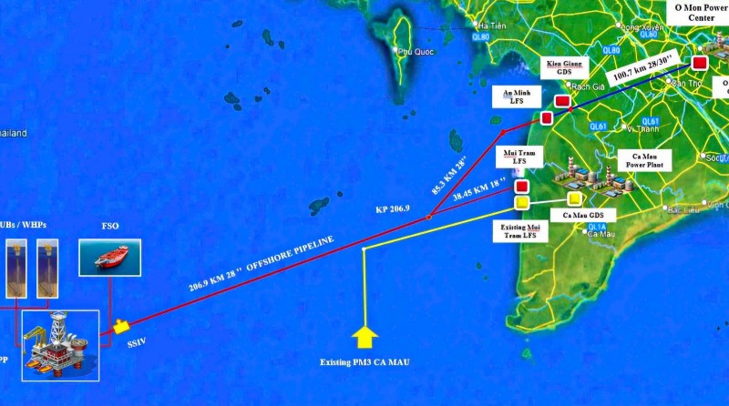 Thi công đường ống dẫn khí Lô B - Ô Môn (tuyến ống trên bờ, cung đoạn Cần Thơ)